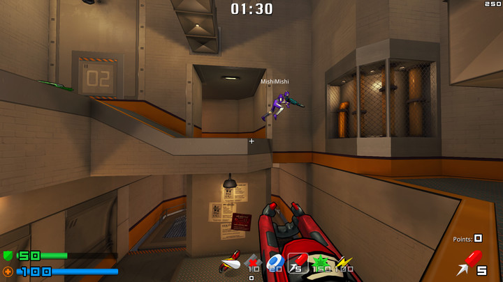 Warsow 2.0, saut