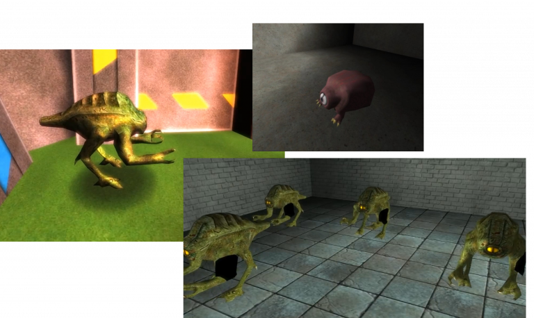 Copies d’écran de travail de modèle yokai